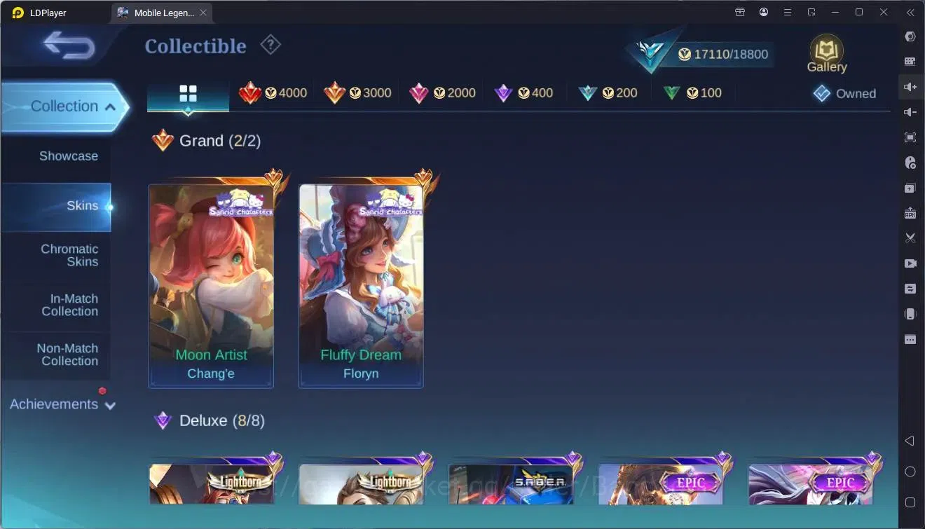 Mobile Legends: Bang Bang Accounts Global |Hero 41|Skin 65|Seasoned|Sanrio Floryn,Cha image 6