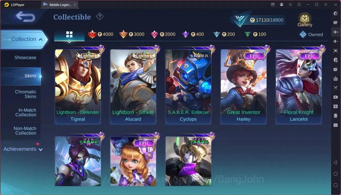 Mobile Legends: Bang Bang Accounts Global |Hero 41|Skin 65|Seasoned|Sanrio Floryn,Cha image 7