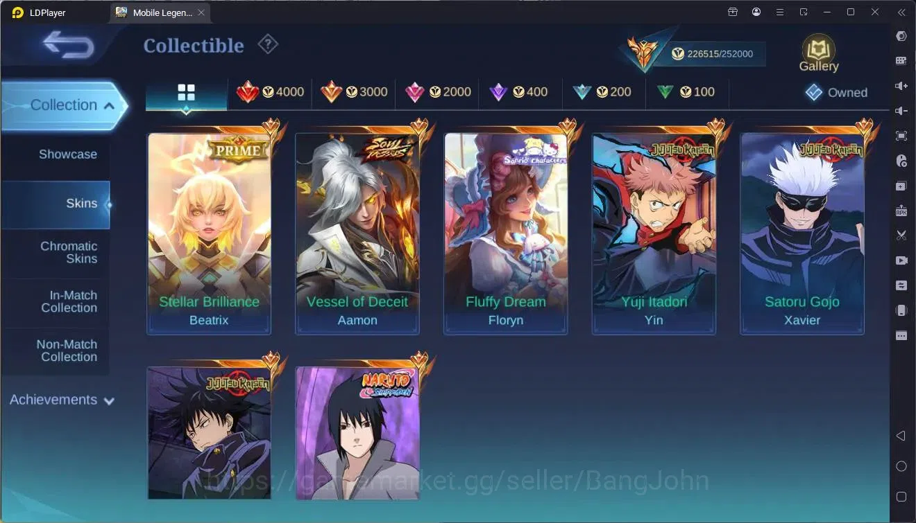 Mobile Legends: Bang Bang Accounts Global|Hero 132|Skin 480|Mega|Legend Alucard,Fanny image 15