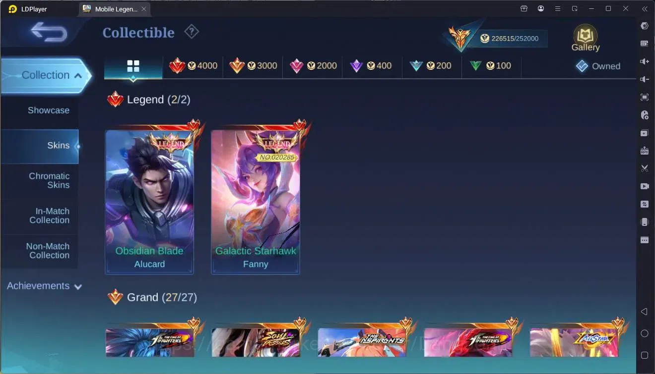 Mobile Legends: Bang Bang Accounts Global|Hero 132|Skin 480|Mega|Legend Alucard,Fanny image 20