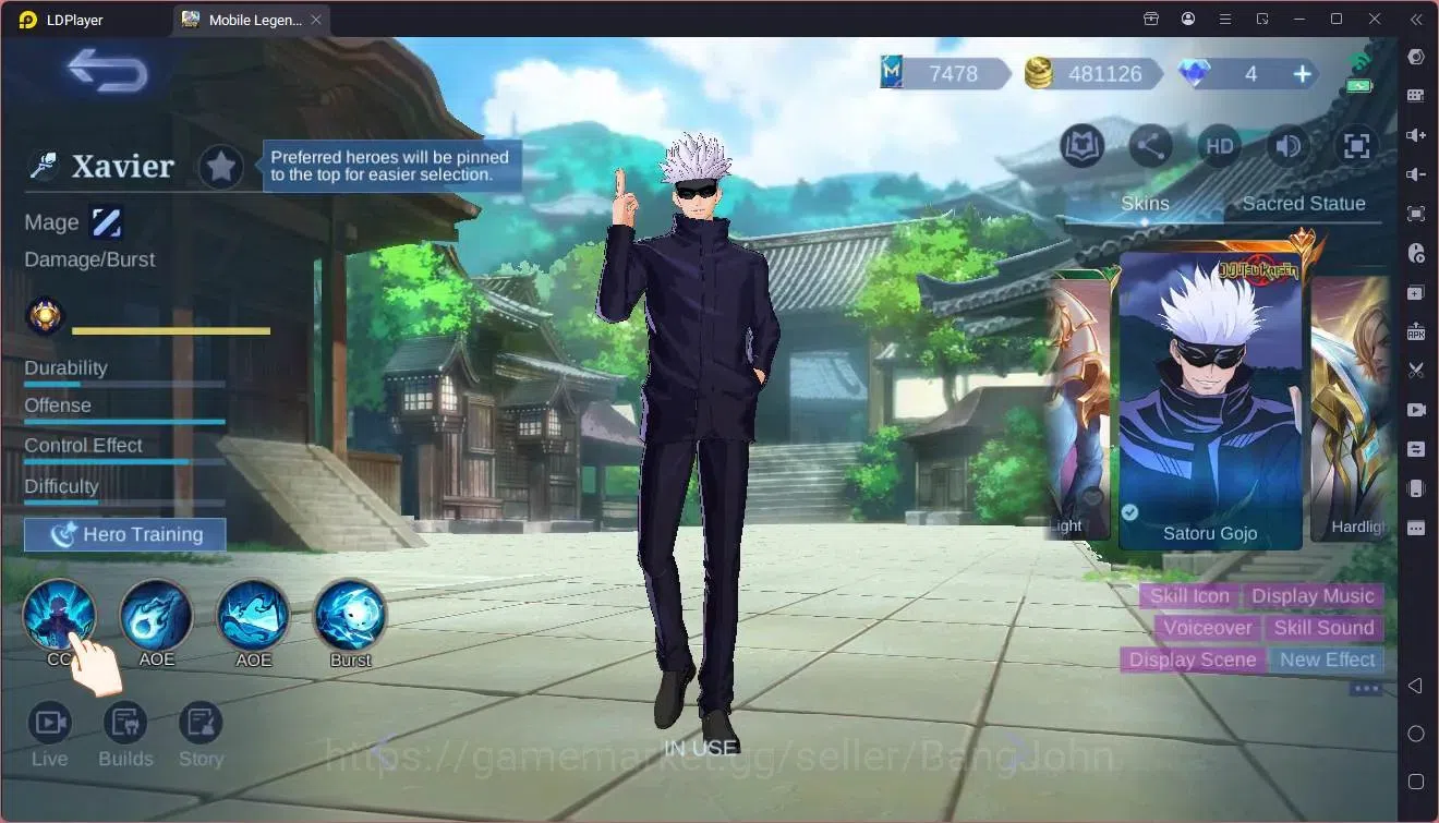 Mobile Legends: Bang Bang Accounts Global|Hero 132|Skin 480|Mega|Legend Alucard,Fanny image 4