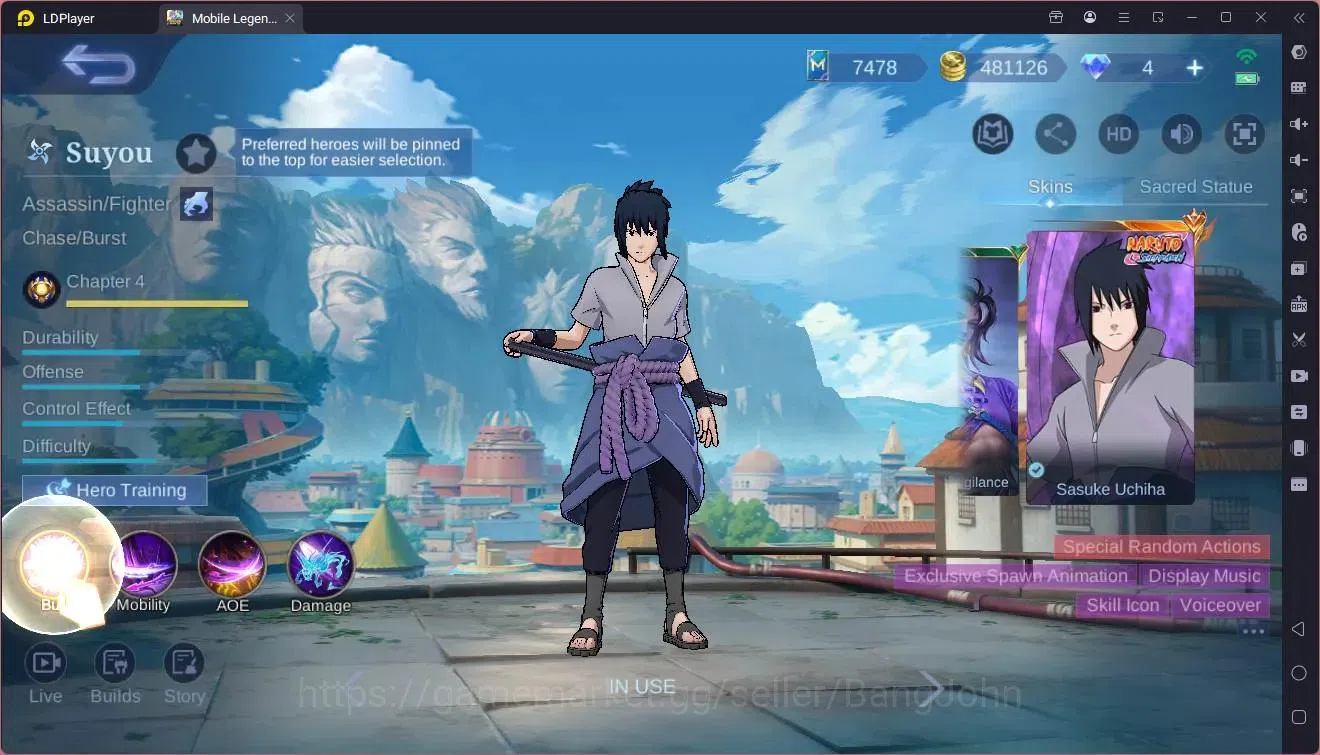 Mobile Legends: Bang Bang Accounts Global|Hero 132|Skin 480|Mega|Legend Alucard,Fanny image 6