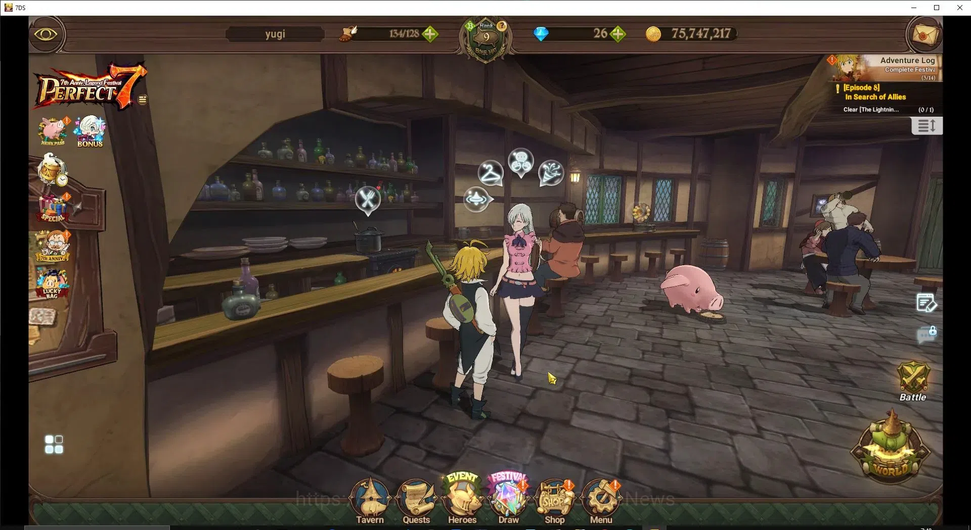 The Seven Deadly Sins: Grand Cross Accounts Global|1,3M CC|1 UR Selector+1 Seventh Spring Box| image 1