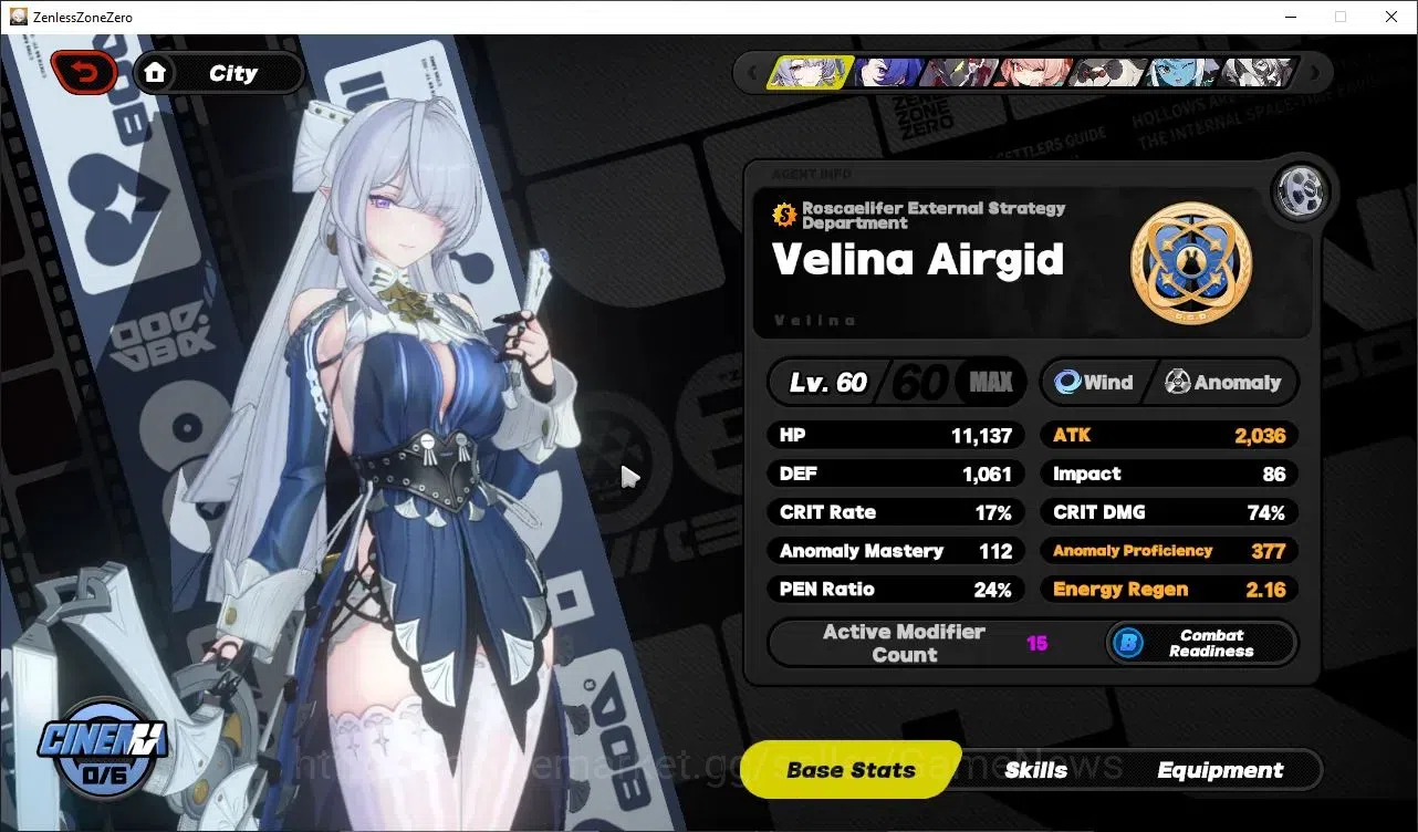 Zenless Zone Zero Accounts Starter Asia|IK 50|4 Limited [Starlight-Billy]+Sign Velina,Promeia,Zhao +4 STD Character +3 STD 14