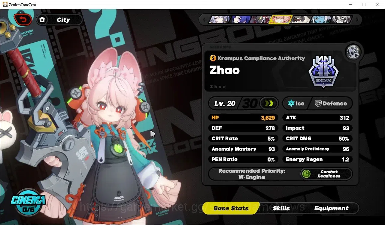 Zenless Zone Zero Accounts Starter Asia|IK 50|4 Limited [Starlight-Billy]+Sign Velina,Promeia,Zhao +4 STD Character +3 STD 18