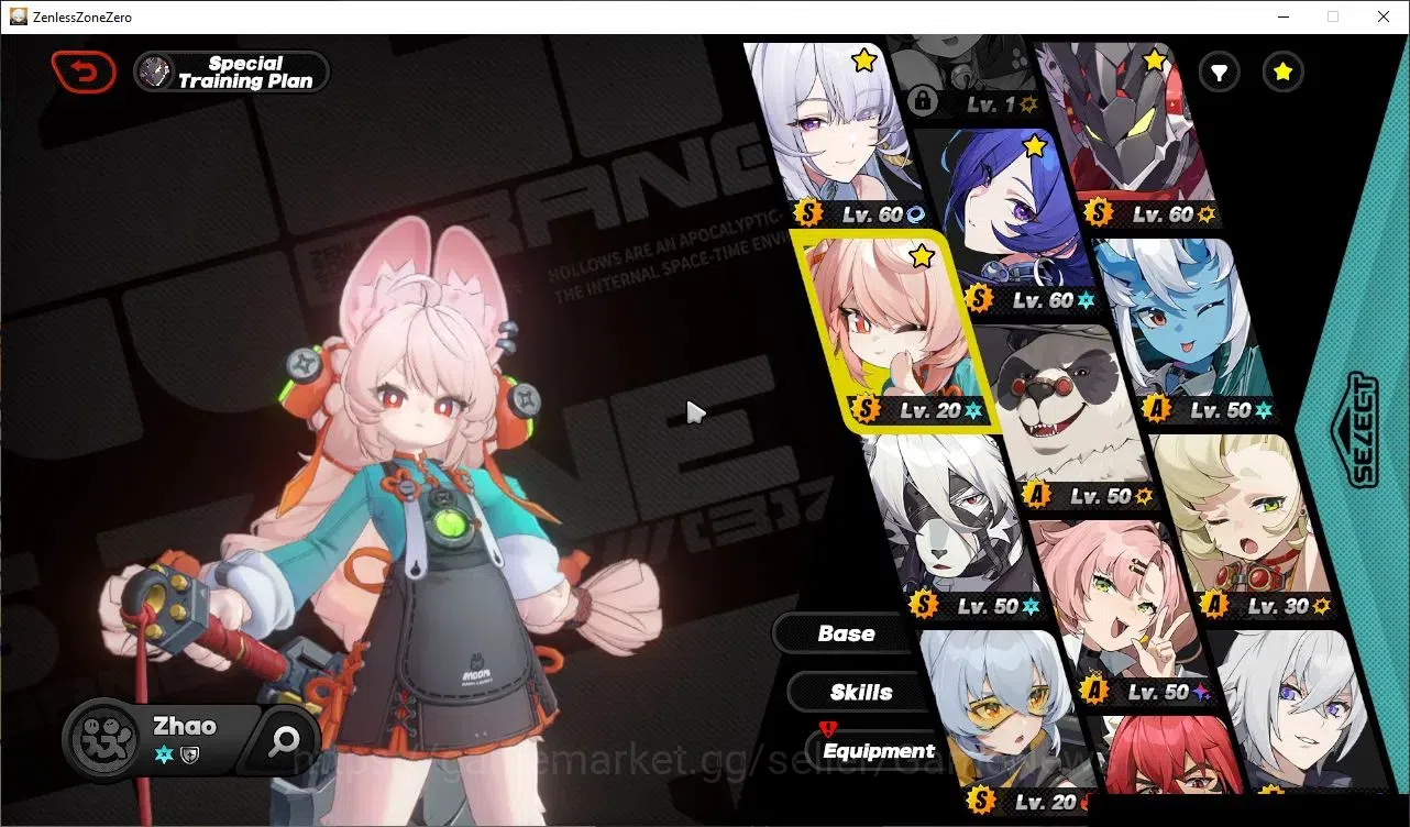 Zenless Zone Zero Accounts Starter Asia|IK 50|4 Limited [Starlight-Billy]+Sign Velina,Promeia,Zhao +4 STD Character +3 STD 3