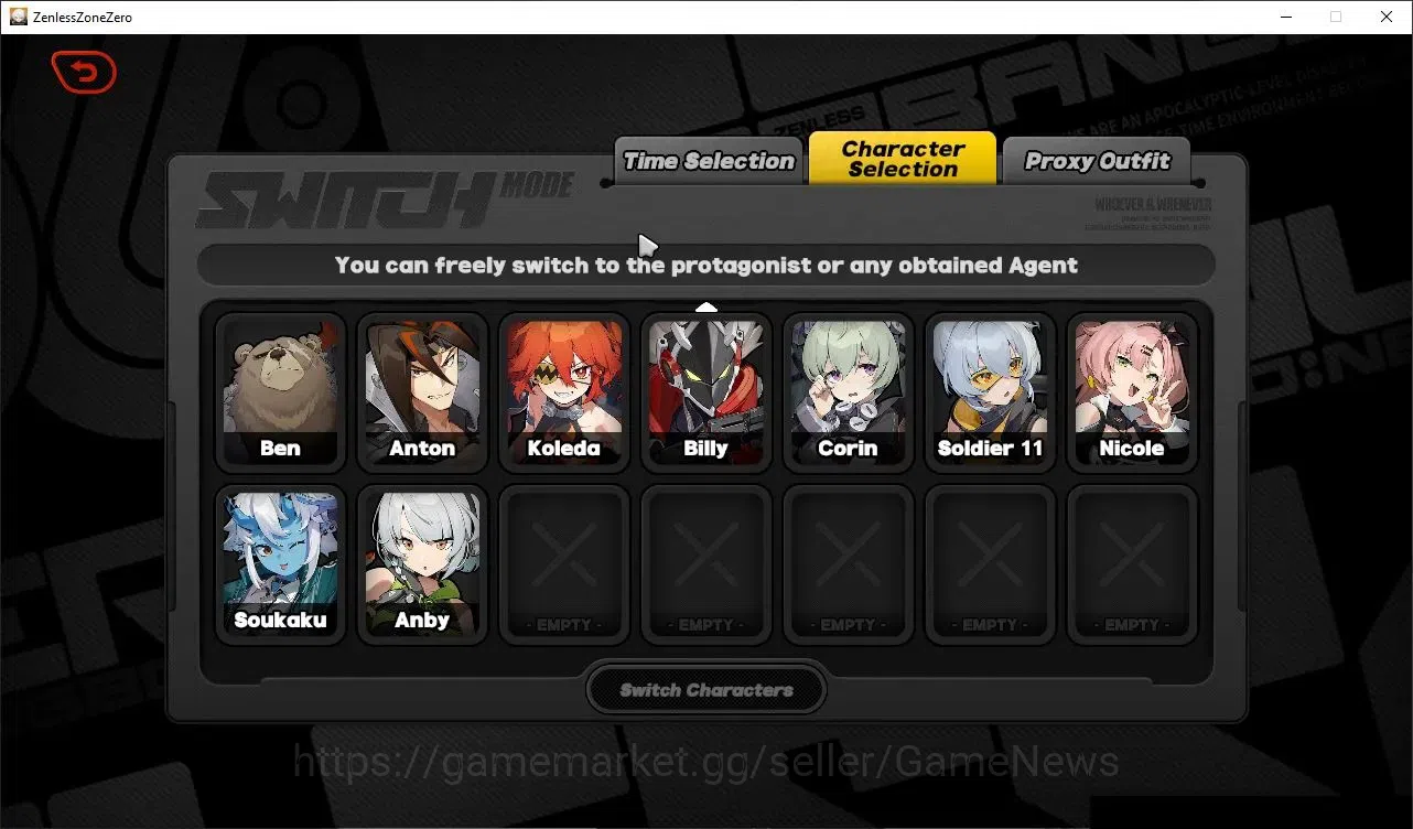 Zenless Zone Zero Accounts Starter Asia|IK 50|4 Limited [Starlight-Billy]+Sign Velina,Promeia,Zhao +4 STD Character +3 STD 7