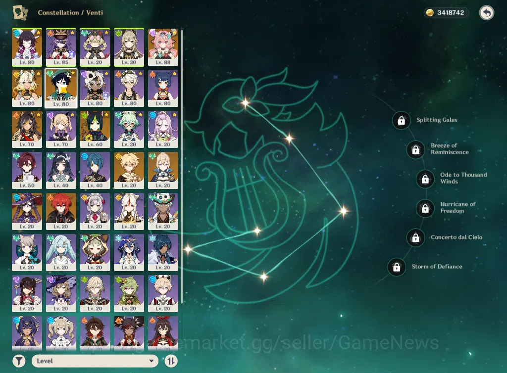 Genshin Impact Accounts ASIA|AR55|4Limited+1(*5Weapon)|VaresaC1+Sign,Colum image 15