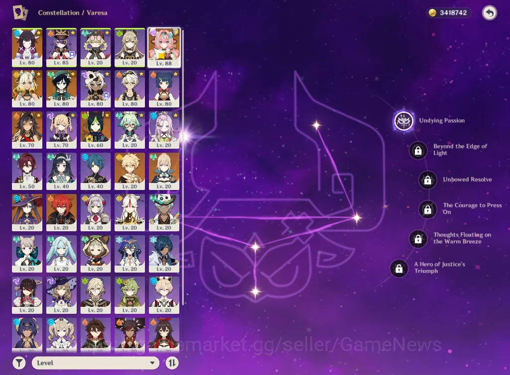 Genshin Impact Accounts ASIA|AR55|4Limited+1(*5Weapon)|VaresaC1+Sign,Colum image 17