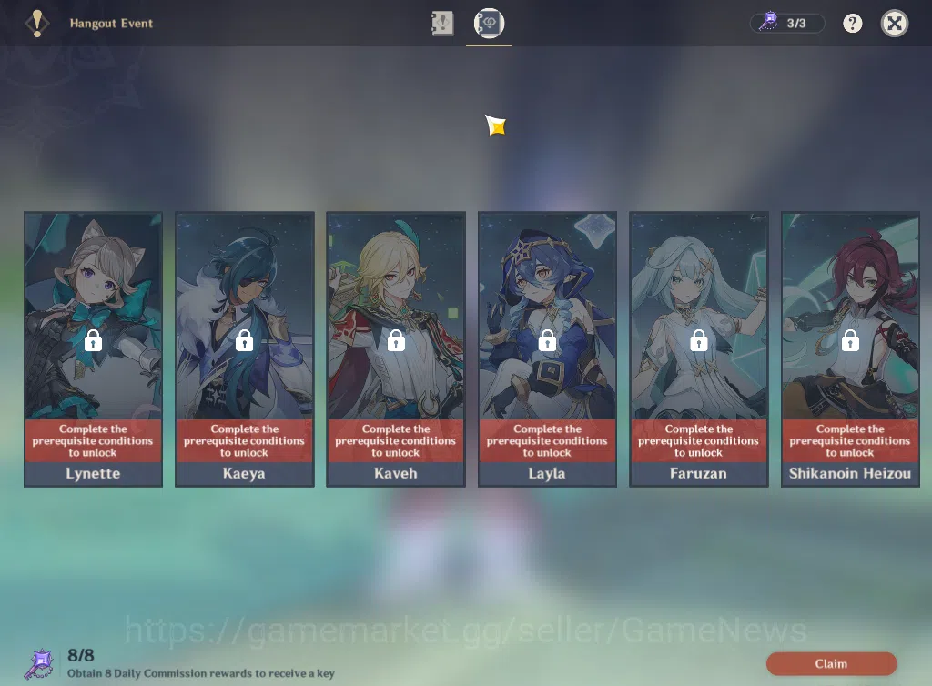 Genshin Impact Accounts ASIA|AR55|4Limited+1(*5Weapon)|VaresaC1+Sign,Colum image 4