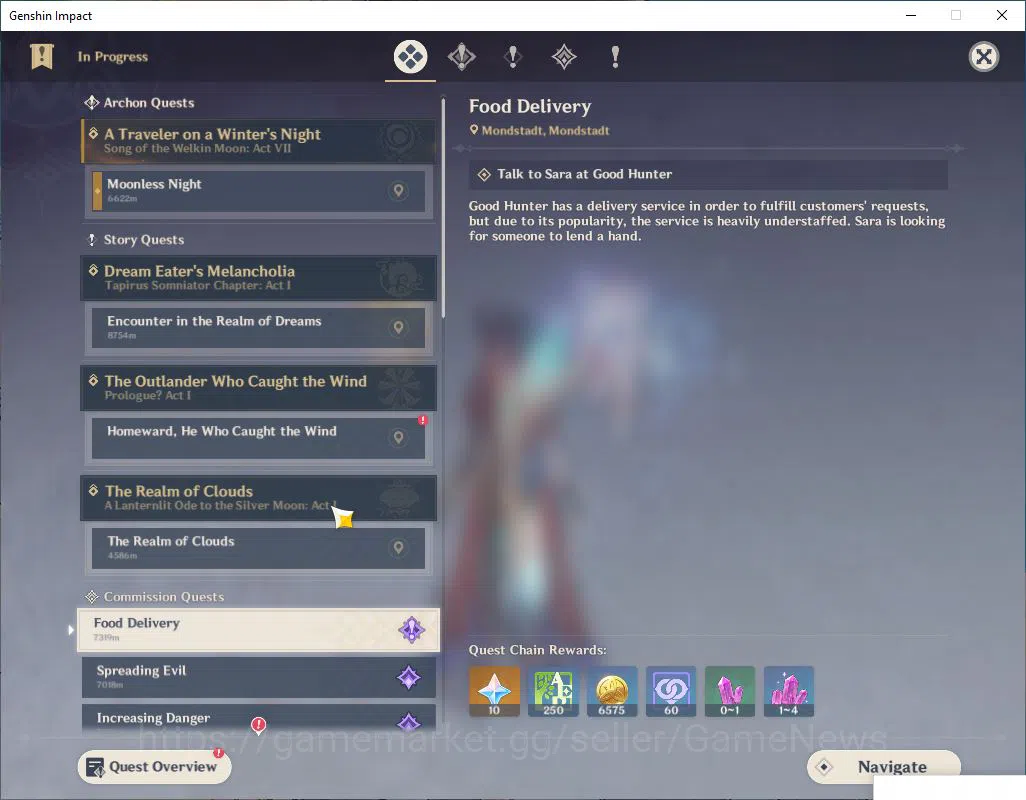Genshin Impact Accounts Mid Game ASIA|AR 56|5 Limited +5(5*Weapon)|Varesa+Sign,Chasca,Xilonen,Nahida,Ganyu|MC Female|Take 10