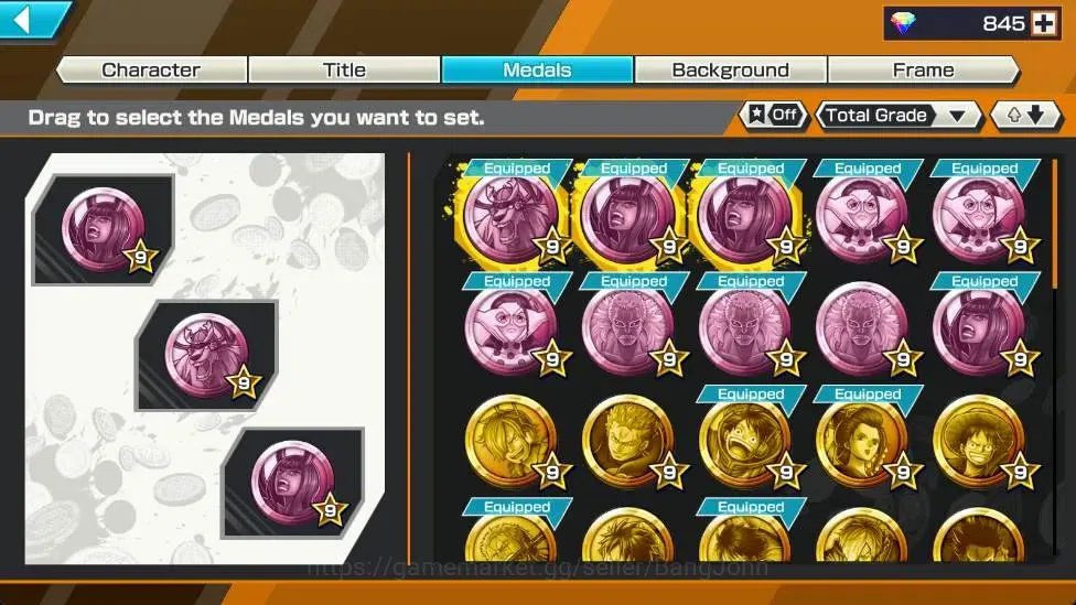 One Piece Bounty Rush Accounts Global | PR 12 | EX 3 |Gol D.Roger Lv.1/60,Zoro & image 8