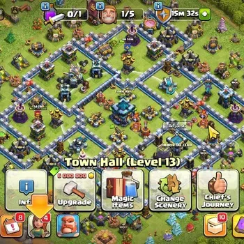Clash of Clans Accounts High-End LV 149|TH 13|HH 7|Limited Skin|BK 62,AQ 67,GW 39,MP 43,RC 13|CN Off|7 BM ,16 BC|Protect