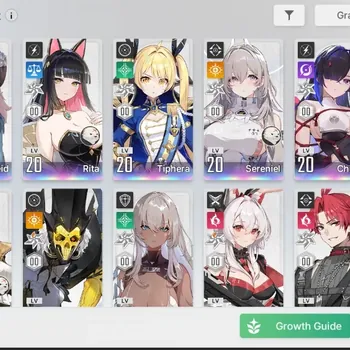 Chaos Zero Nightmare Accounts Global|Lv 21|6 SSR|Adelheid,Sereniel,Rita,Tiphera,Cizuru,Veronica|11