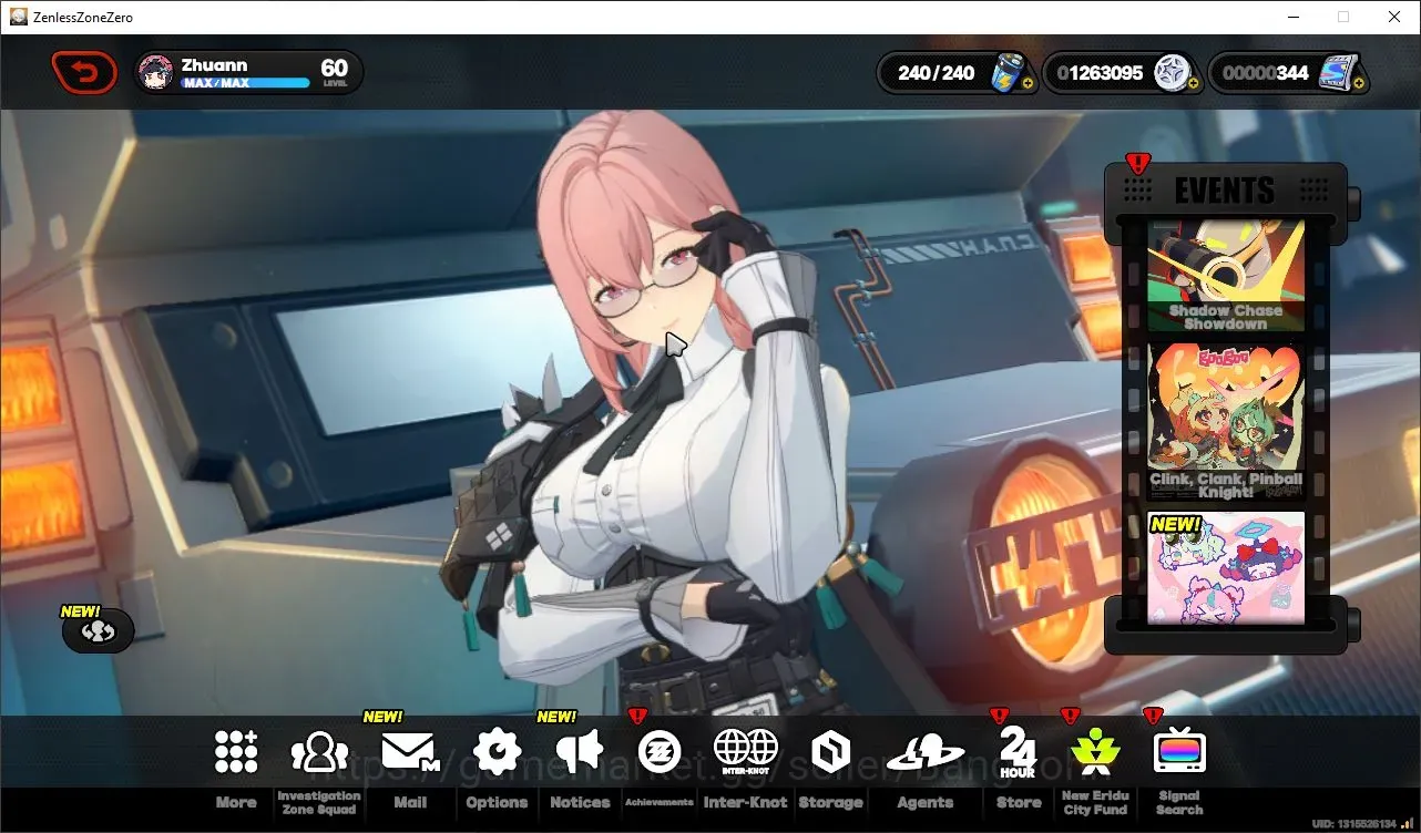 Zenless Zone Zero Accounts End-Game ASIA|END GAME|IK 60|15 Limit+4VH(Ye 1