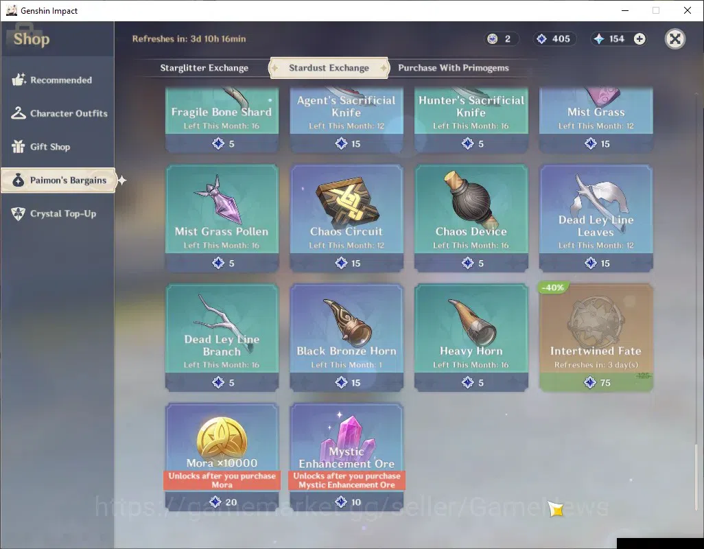 Genshin Impact Accounts Others ASIA|AR 52|3 Limited + 1 (*5 Weapon)|Varka PremTeam|Nicole,Durin|Aquila Favonia|Mc 12