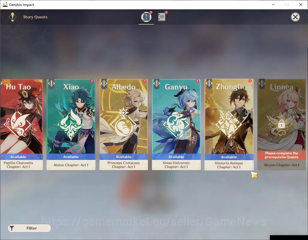 Genshin Impact Accounts Others ASIA|AR 52|3 Limited + 1 (*5 Weapon)|Varka PremTeam|Nicole,Durin|Aquila Favonia|Mc 17