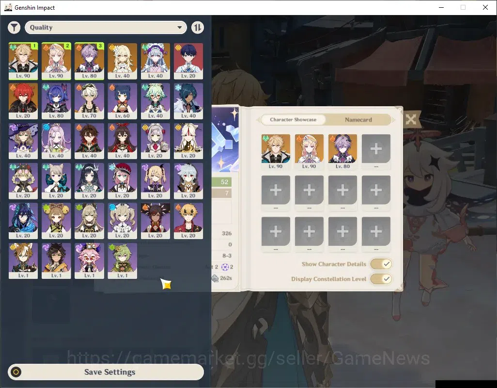 Genshin Impact Accounts Others ASIA|AR 52|3 Limited + 1 (*5 Weapon)|Varka PremTeam|Nicole,Durin|Aquila Favonia|Mc 2