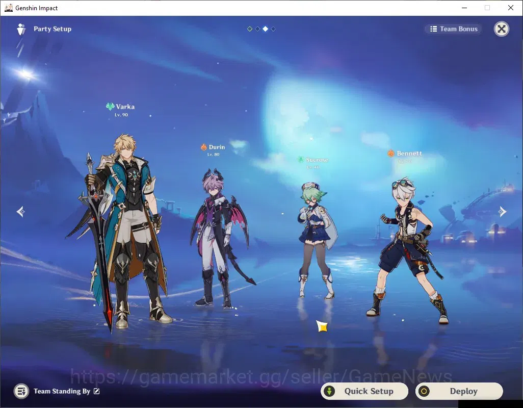 Genshin Impact Accounts Others ASIA|AR 52|3 Limited + 1 (*5 Weapon)|Varka PremTeam|Nicole,Durin|Aquila Favonia|Mc 3