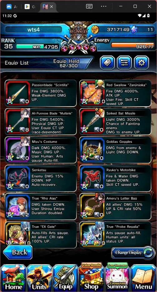 Grand Summoners Accounts GLOBAL|12Ascend|Houka Inumata TW,Summer Miyu,Hero  image 3