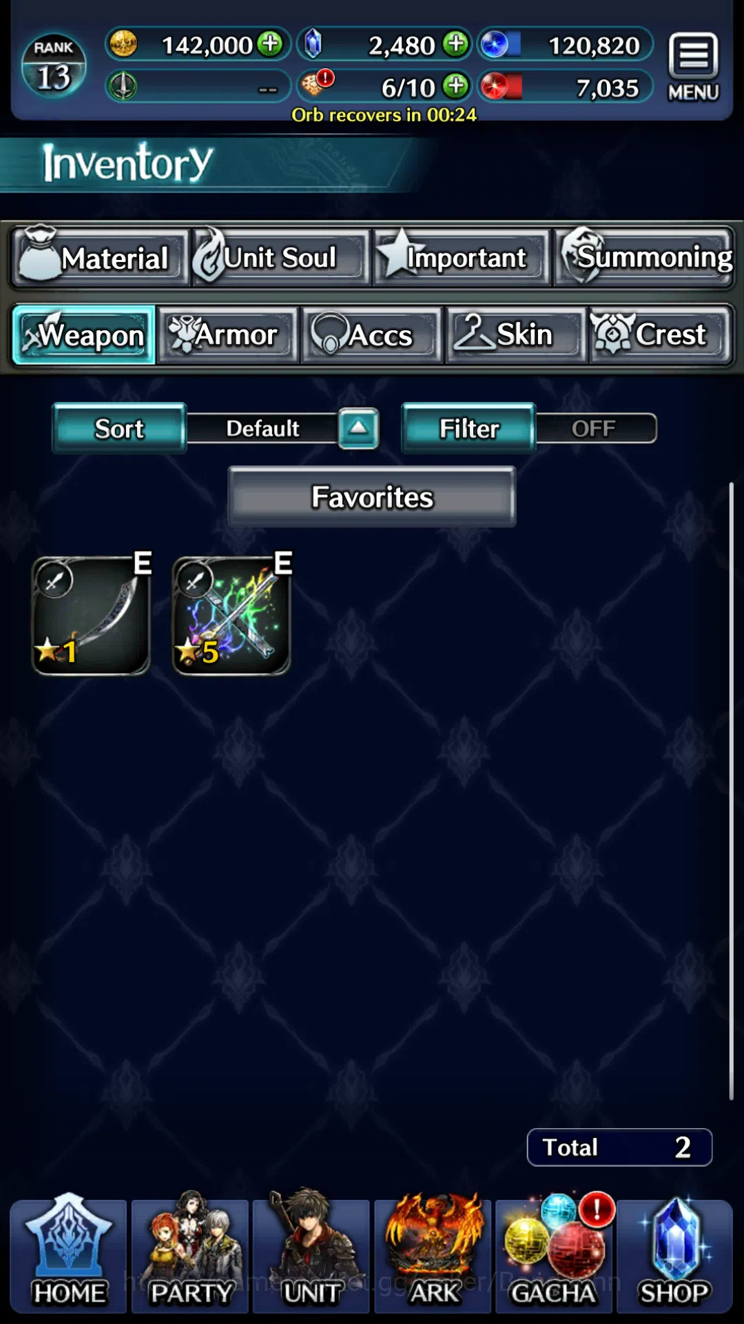 Last Cloudia Accounts GLOBAL|Rank 13|Collab Rimuru,Milim|Other Unit GHAd image 12