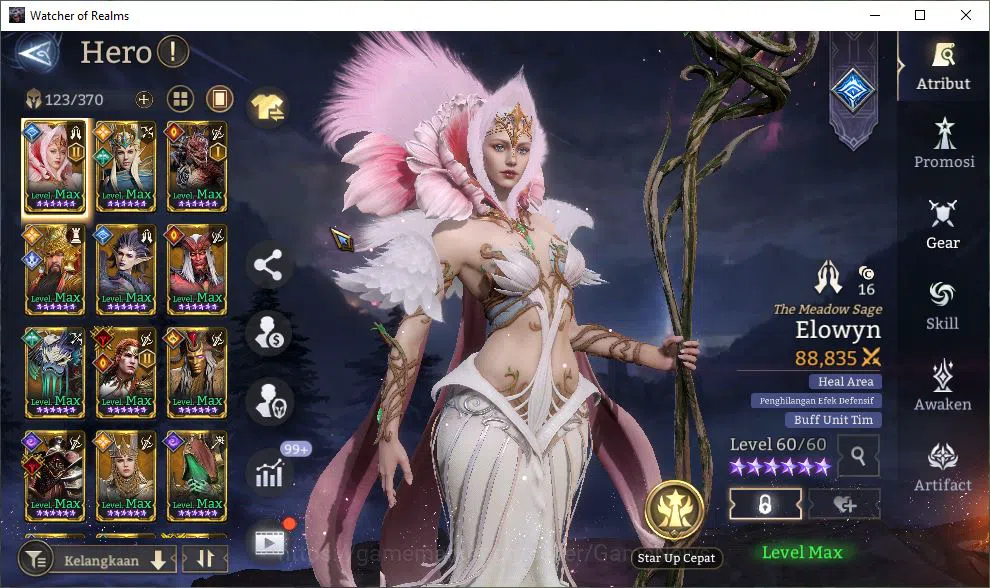 Watcher of Realms Accounts Mid-Tier GLOBAL 60x|8M Power|12 Lord[PraetusA1,Iovar,Laya,Etc]|66 10