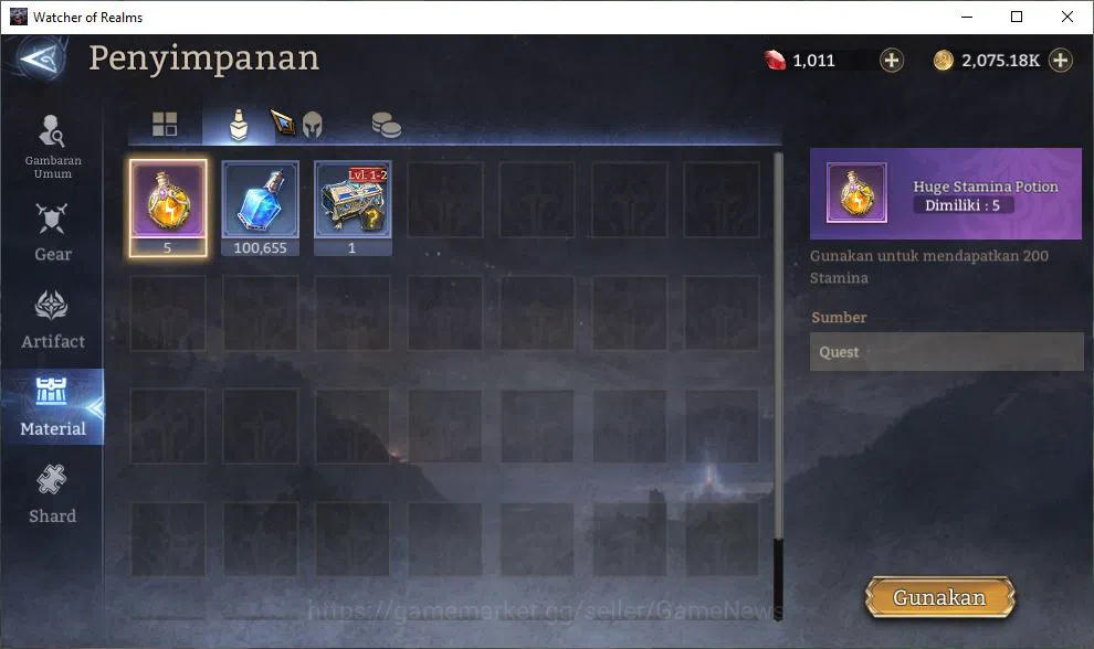 Watcher of Realms Accounts Mid-Tier GLOBAL 60x|8M Power|12 Lord[PraetusA1,Iovar,Laya,Etc]|66 15