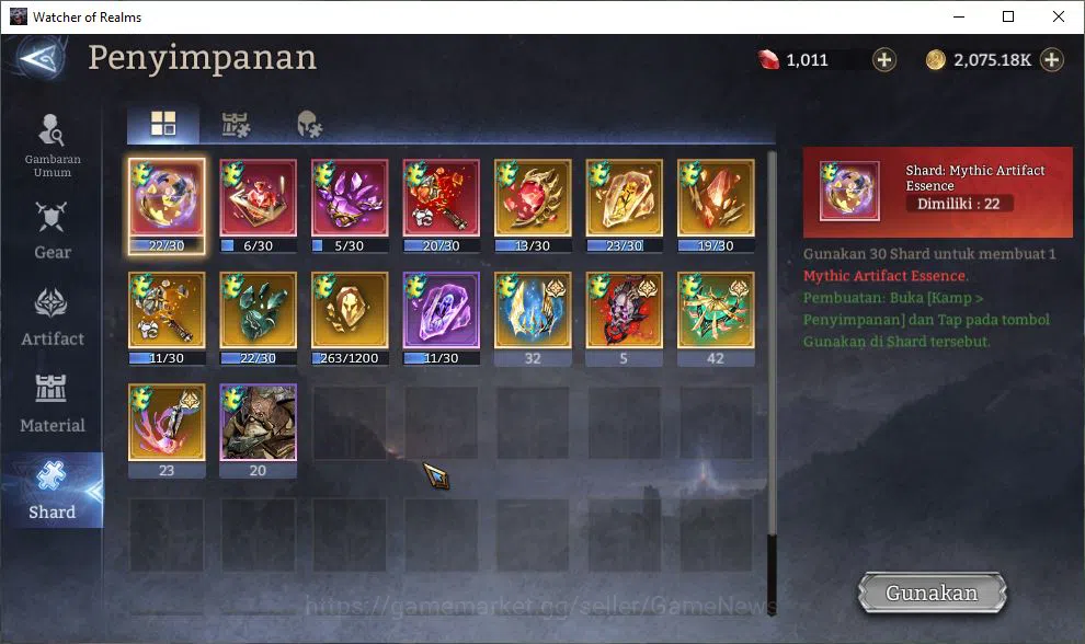 Watcher of Realms Accounts Mid-Tier GLOBAL 60x|8M Power|12 Lord[PraetusA1,Iovar,Laya,Etc]|66 18