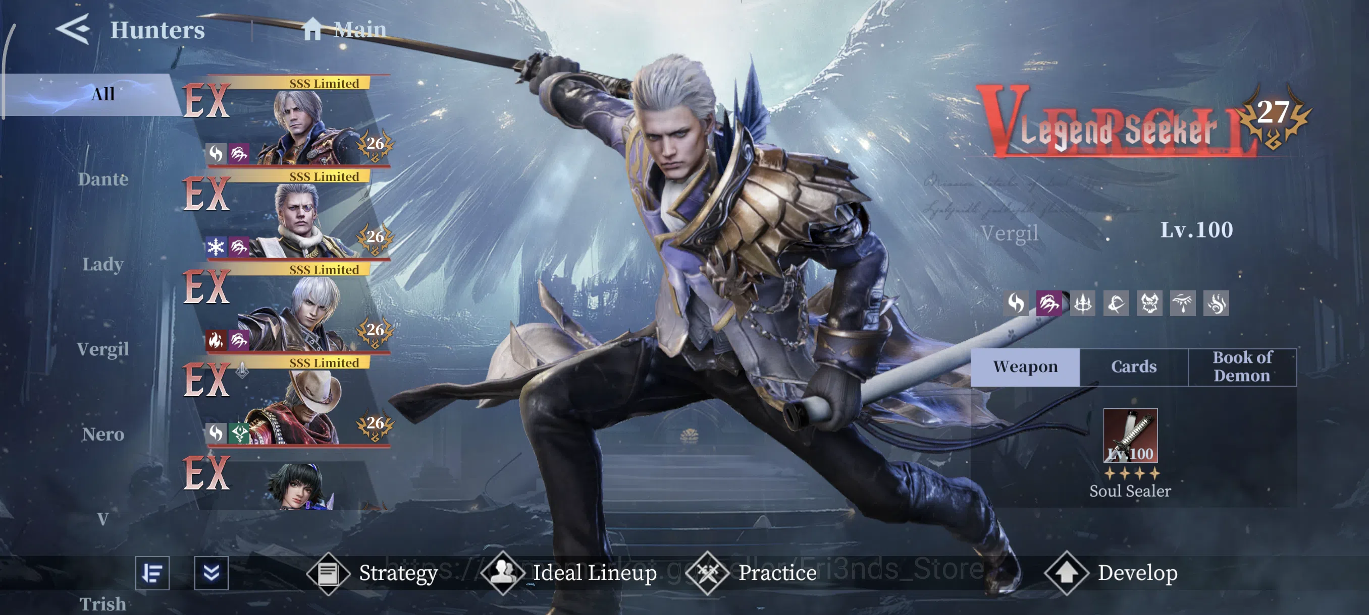 Devil May Cry: Peak of Combat Accounts DMC51 | ALL DEVICE | GLOBAL ASIA | SUPER BEAST 19S image 1