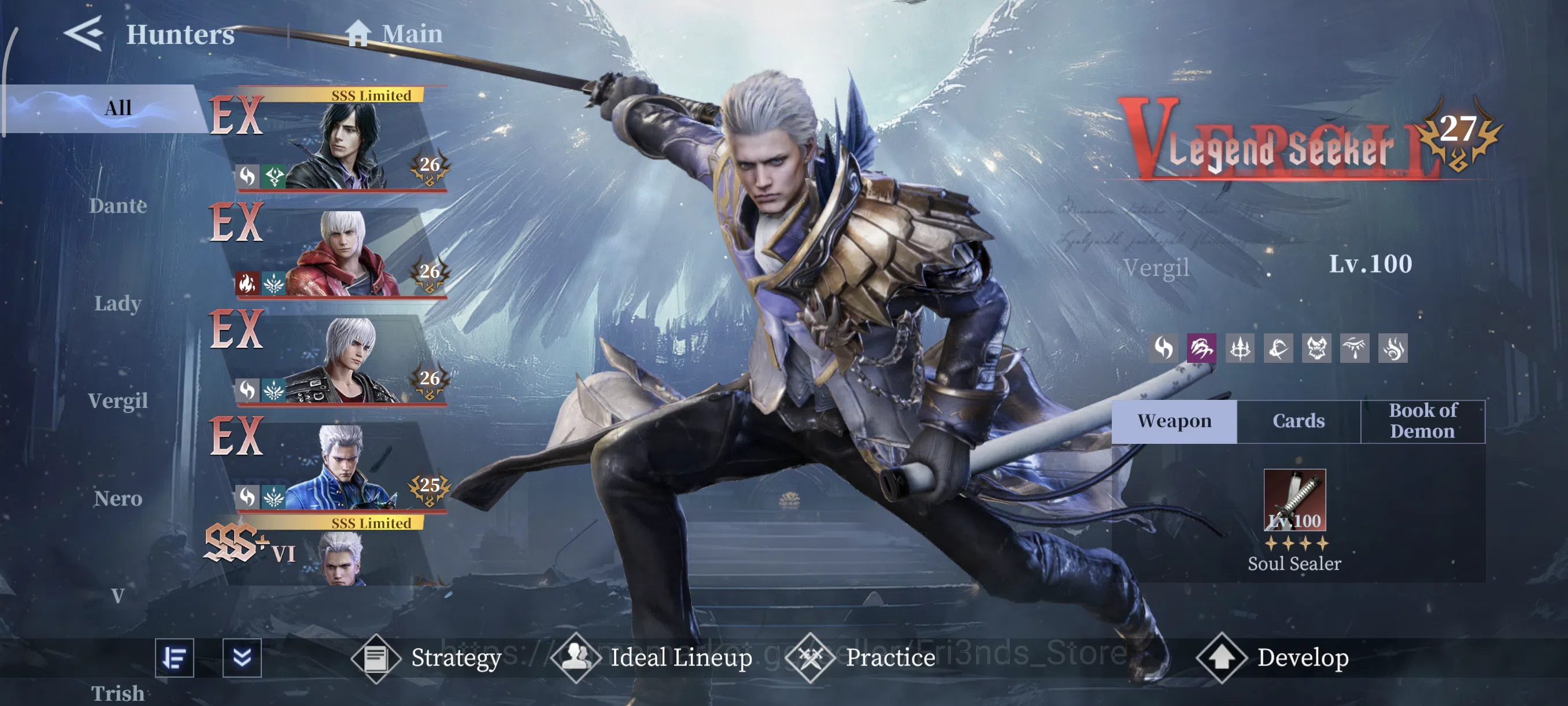 Devil May Cry: Peak of Combat Accounts DMC51 | ALL DEVICE | GLOBAL ASIA | SUPER BEAST 19S image 2