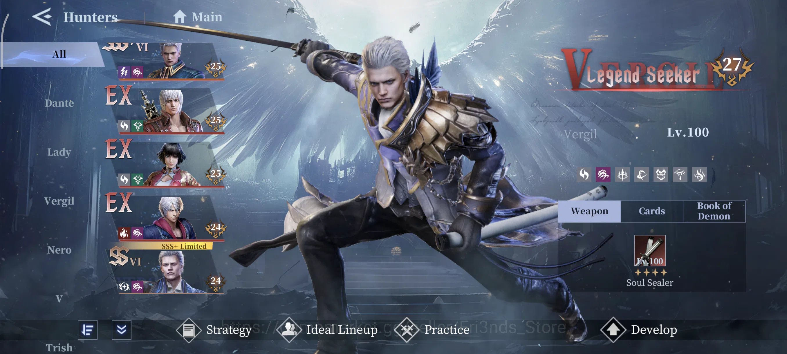 Devil May Cry: Peak of Combat Accounts DMC51 | ALL DEVICE | GLOBAL ASIA | SUPER BEAST 19S image 3