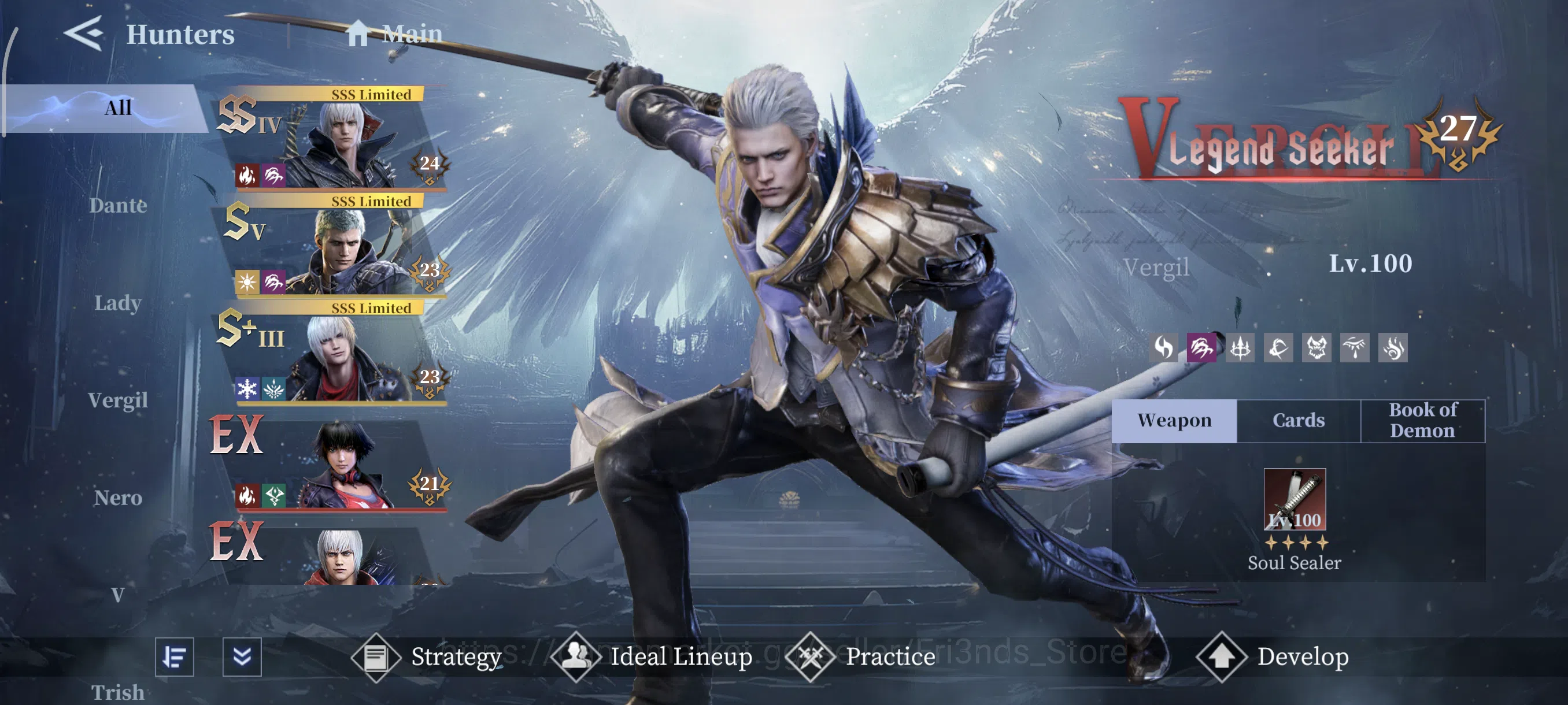 Devil May Cry: Peak of Combat Accounts DMC51 | ALL DEVICE | GLOBAL ASIA | SUPER BEAST 19S image 4