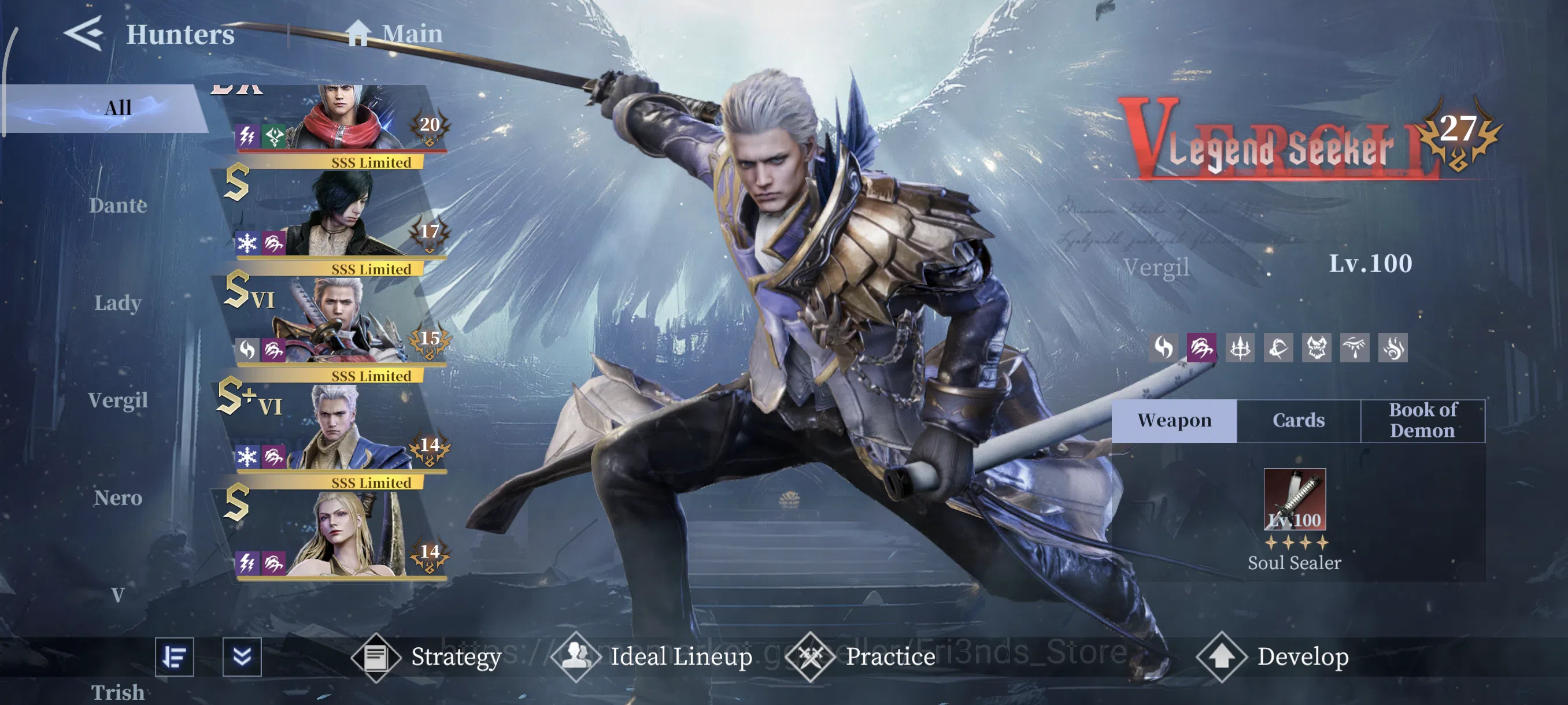 Devil May Cry: Peak of Combat Accounts DMC51 | ALL DEVICE | GLOBAL ASIA | SUPER BEAST 19S image 5