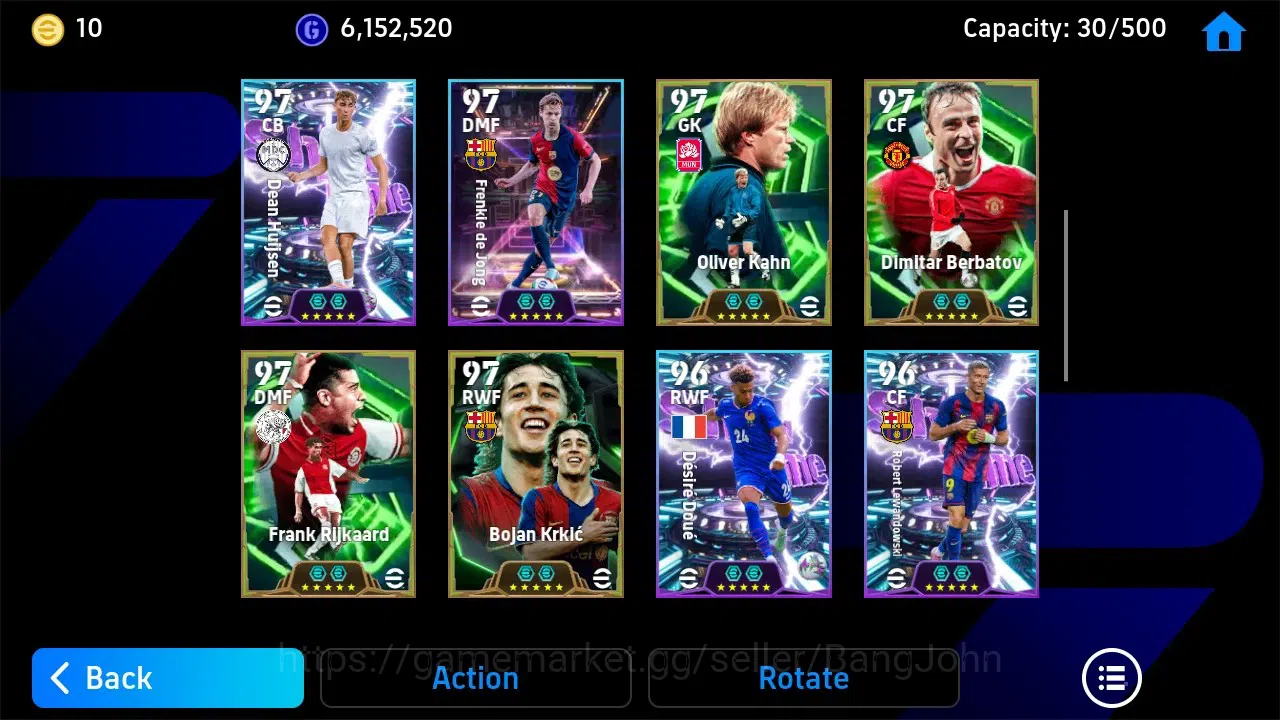eFootball Accounts ANDROID|PW 3209|Gareth Bale Epic,Luis Figo Epic,Em image 3