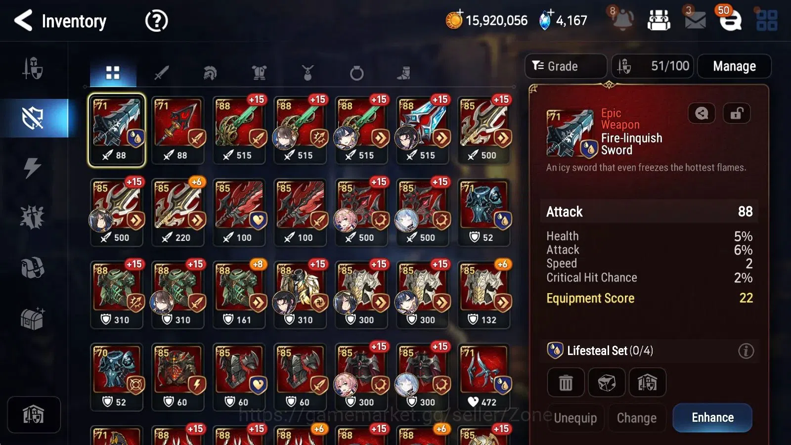 Epic Seven Accounts Starter Global unver|7ML starter fresh (SDDiene,ATywin, RoL, DPAria, FCecilia, Etc.)|PoH ON|560 MM, 30 12