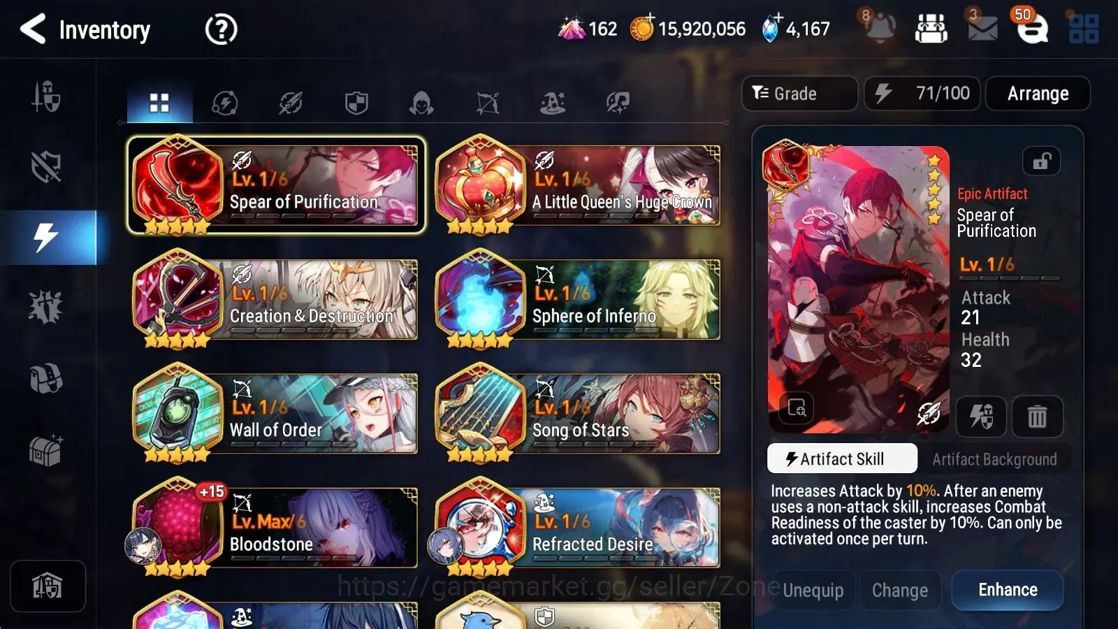 Epic Seven Accounts Starter Global unver|7ML starter fresh (SDDiene,ATywin, RoL, DPAria, FCecilia, Etc.)|PoH ON|560 MM, 30 13