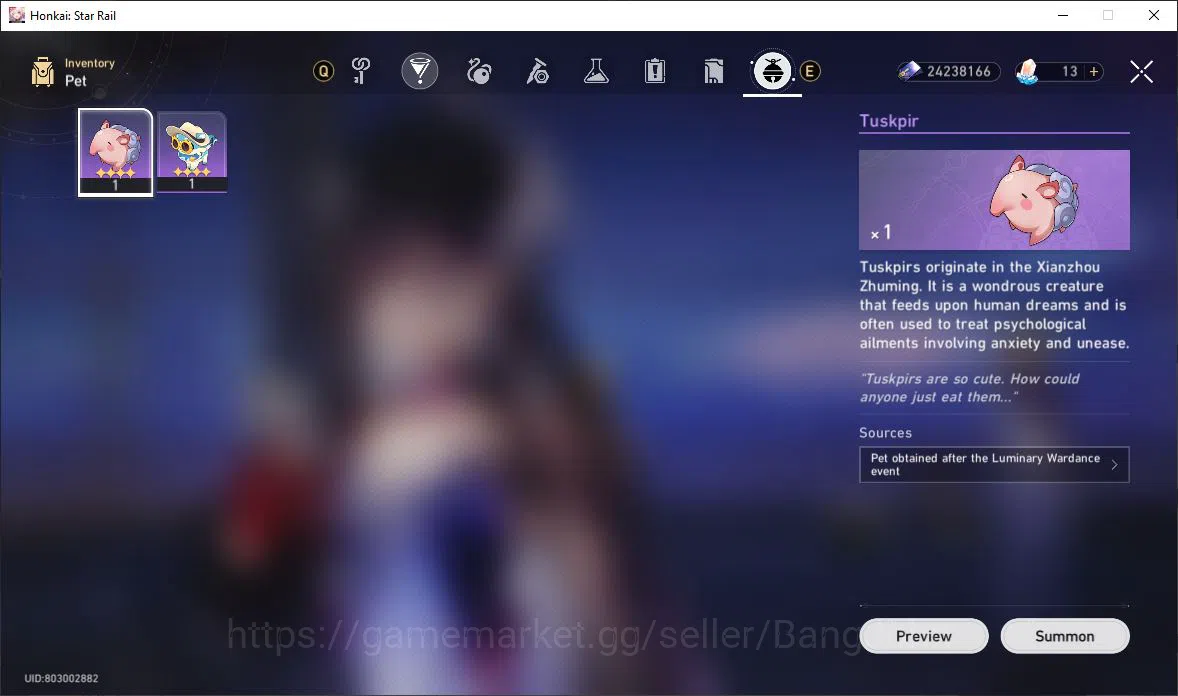 Honkai Star Rail Accounts [ASIA] TL 68 | 15 Limit | Hysilens | Cerydra | Dr. image 3
