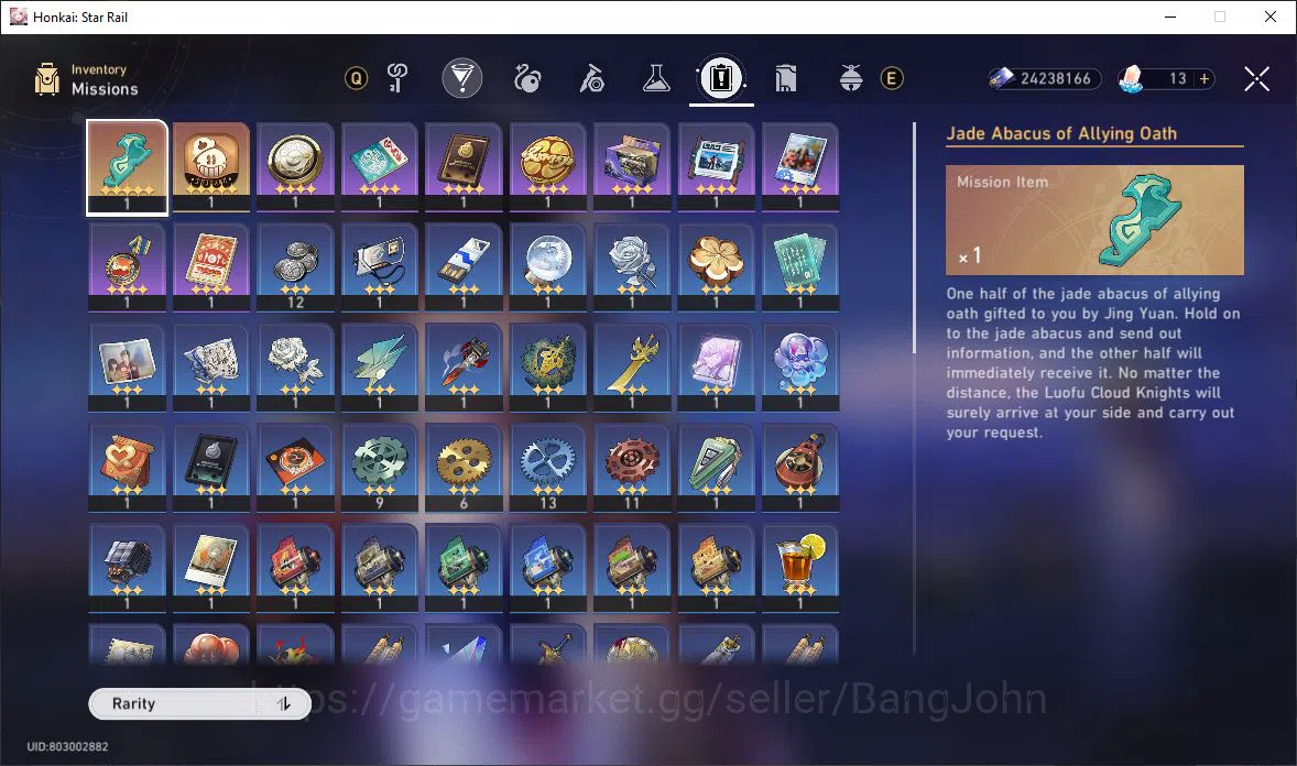 Honkai Star Rail Accounts [ASIA] TL 68 | 15 Limit | Hysilens | Cerydra | Dr. image 5