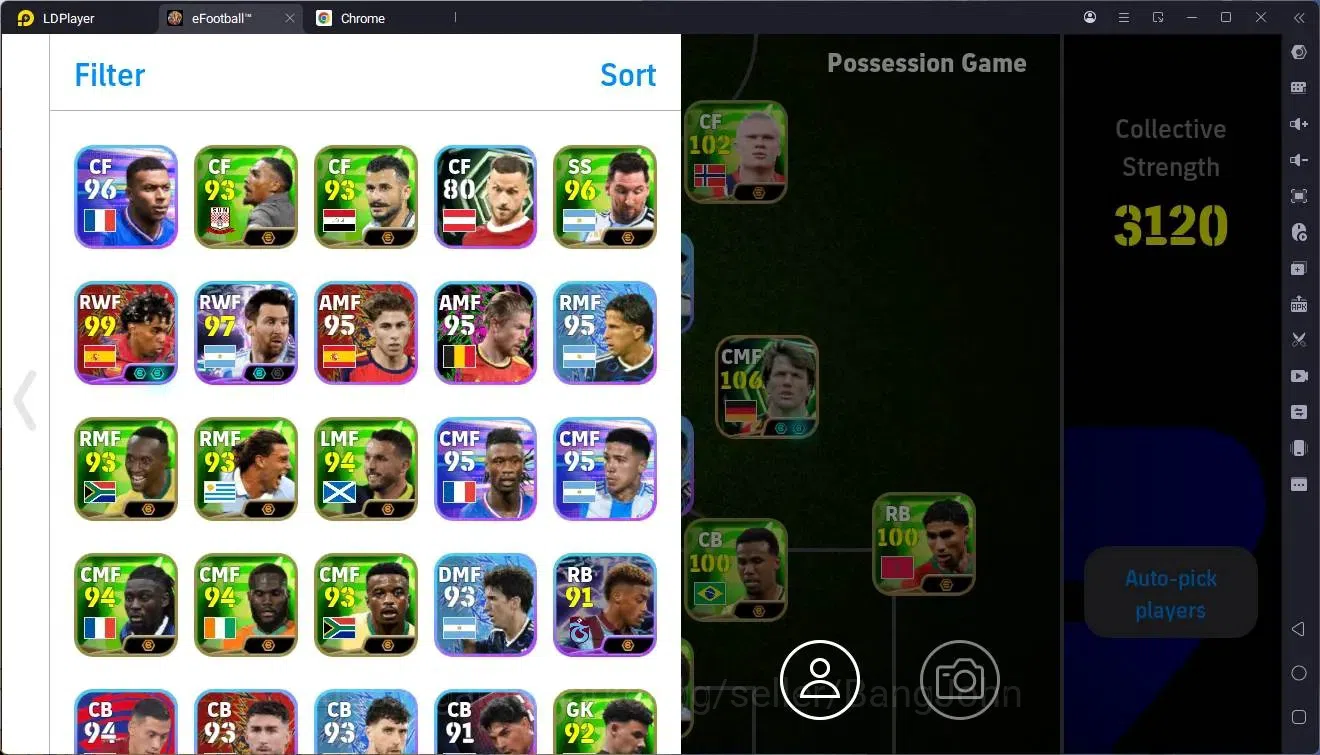 eFootball Accounts Mobile |PW 3120|Epic Matthäus,Gerrard,Batistuta,Sh image 2