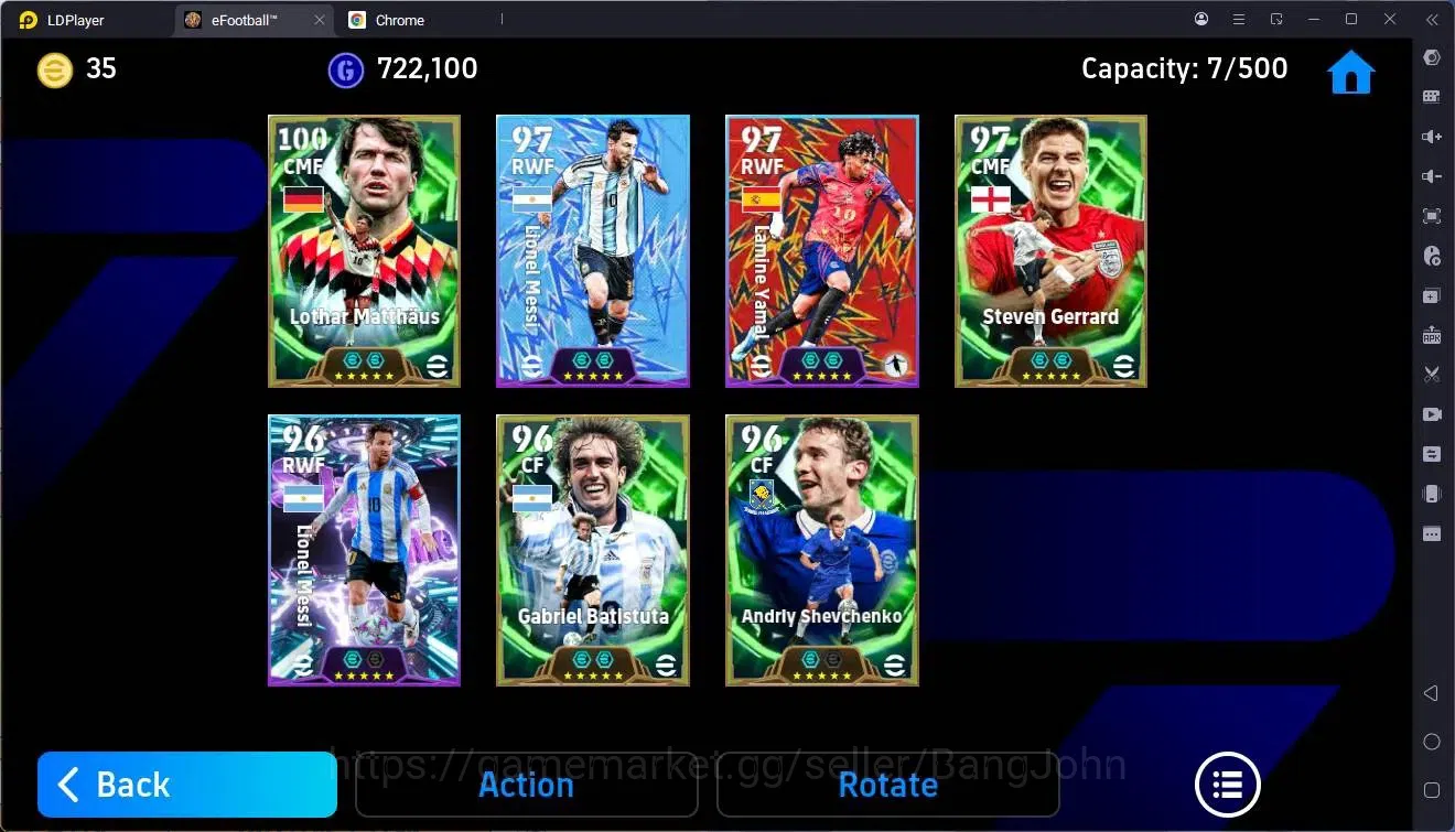 eFootball Accounts Mobile |PW 3120|Epic Matthäus,Gerrard,Batistuta,Sh image 4