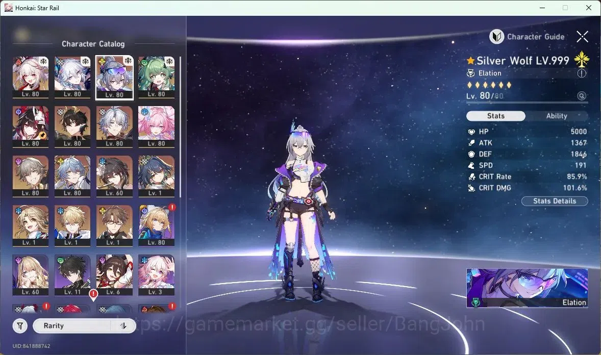 Honkai Star Rail Accounts Asia | TL68 |Phainon+Sign|Cyrene+Sign|Sparxie+Sign image 10