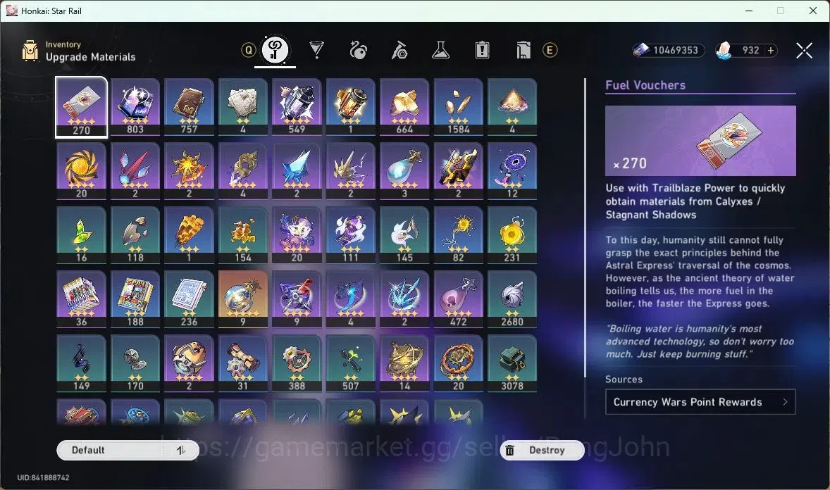 Honkai Star Rail Accounts Asia | TL68 |Phainon+Sign|Cyrene+Sign|Sparxie+Sign image 18