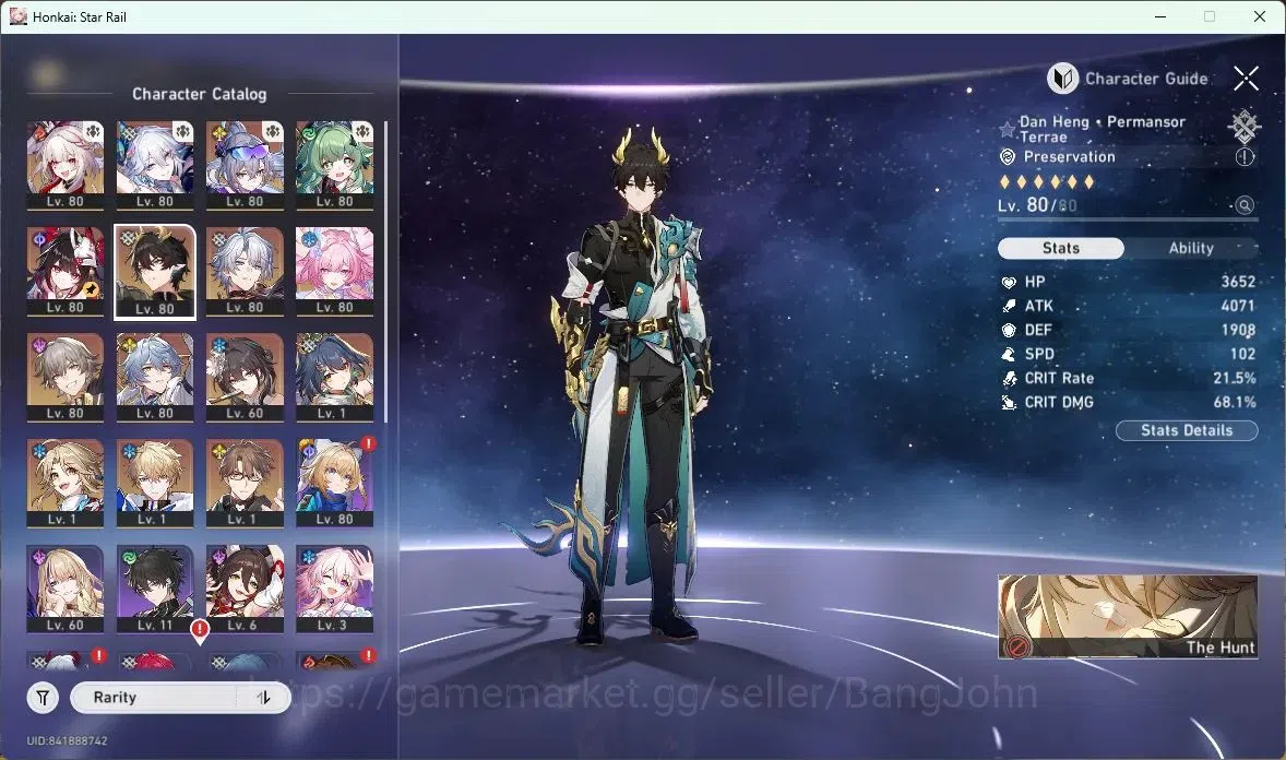 Honkai Star Rail Accounts Asia | TL68 |Phainon+Sign|Cyrene+Sign|Sparxie+Sign image 4