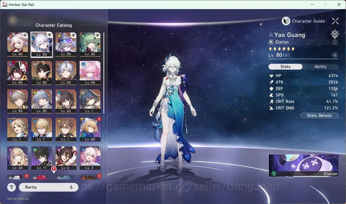 Honkai Star Rail Accounts Asia | TL68 |Phainon+Sign|Cyrene+Sign|Sparxie+Sign image 8