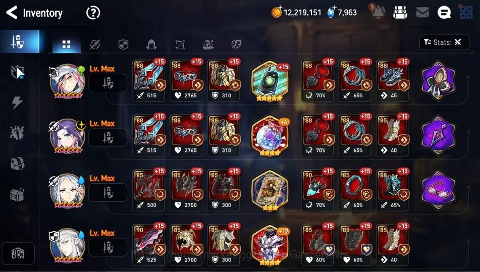 Epic Seven Accounts Starter GLOBAL|UnVerif|New Era|10 ML(Salome,BArunka,LOTScales,DB 19