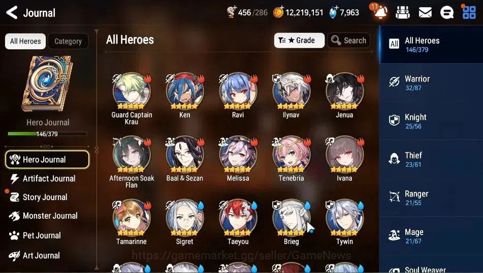 Epic Seven Accounts Starter GLOBAL|UnVerif|New Era|10 ML(Salome,BArunka,LOTScales,DB 5