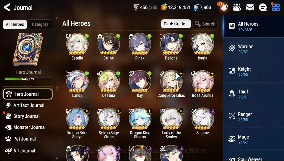 Epic Seven Accounts Starter GLOBAL|UnVerif|New Era|10 ML(Salome,BArunka,LOTScales,DB 7
