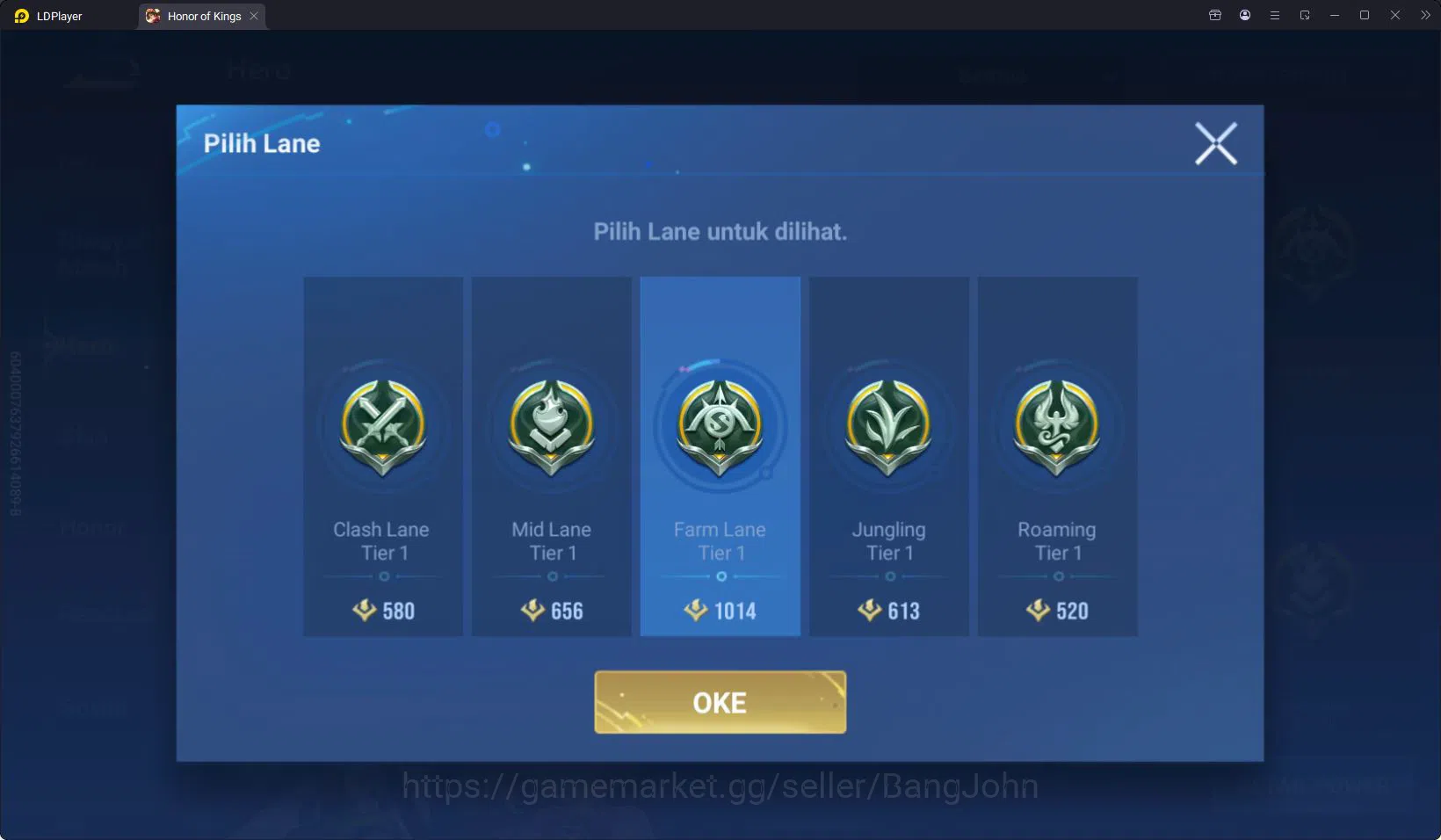 Honor of Kings Accounts HOK Global 44H 40S | KIC Luna | SXD Hou Yi | LGD C image 15