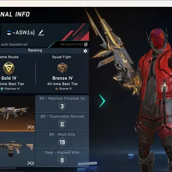 Blood Strike Accounts Starter ASIA |Starter|1 Ultra Gun: UMP45 - QuantumShell|Check SS BS111B