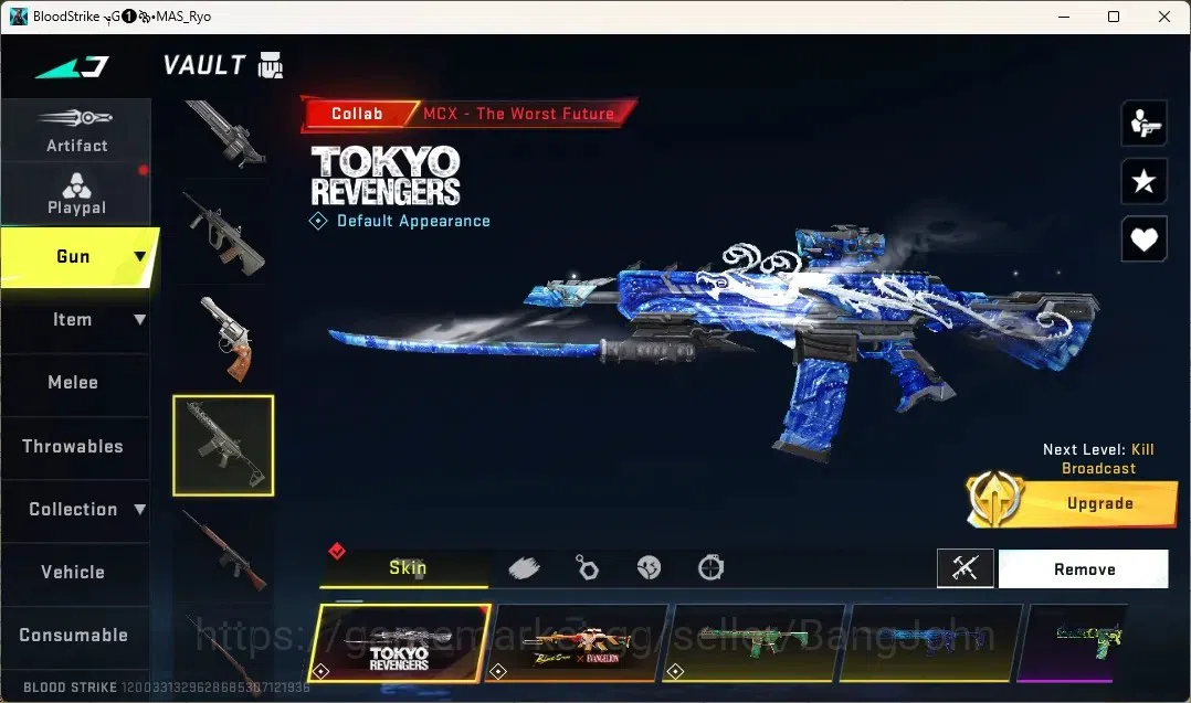 Blood Strike Accounts Collab Skin ASIA | 1 EVO:Fal|1 Eternal Guns| 7 Collabs Guns | 10 Ultra Guns |4Collab Striker|7 Ultra 12